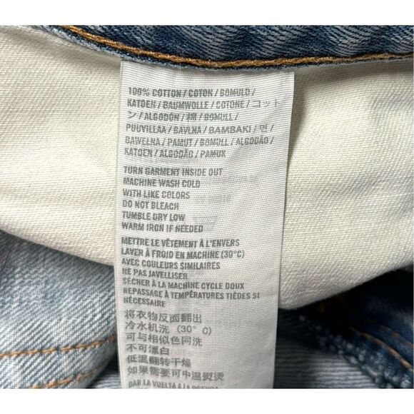 Hollister Men’s Cut Off Denim Shorts Size 32 - Picture 5 of 8